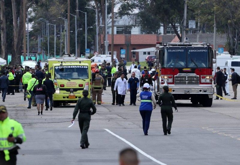 COLOMBIA: Se eleva a 21 el número de víctimas mortales tras atentado en academia policial