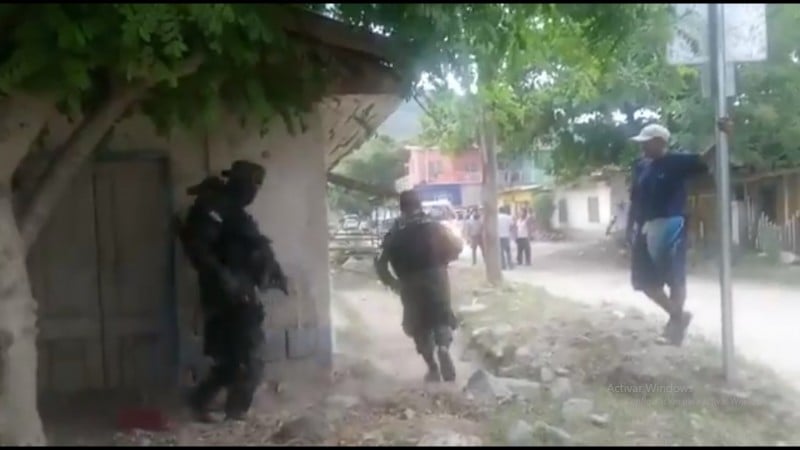 Balacera Chamelecón Pandilla 18 Policía Militar