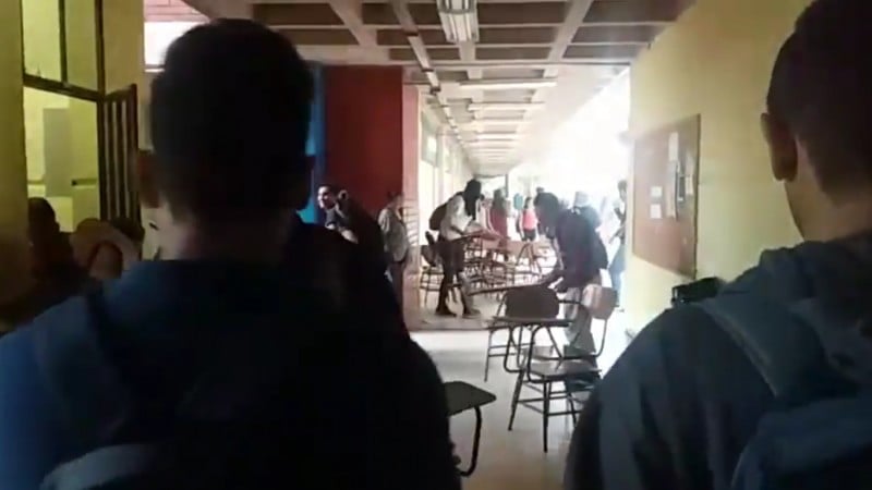 Unah Enfrentamiento Estudiantil