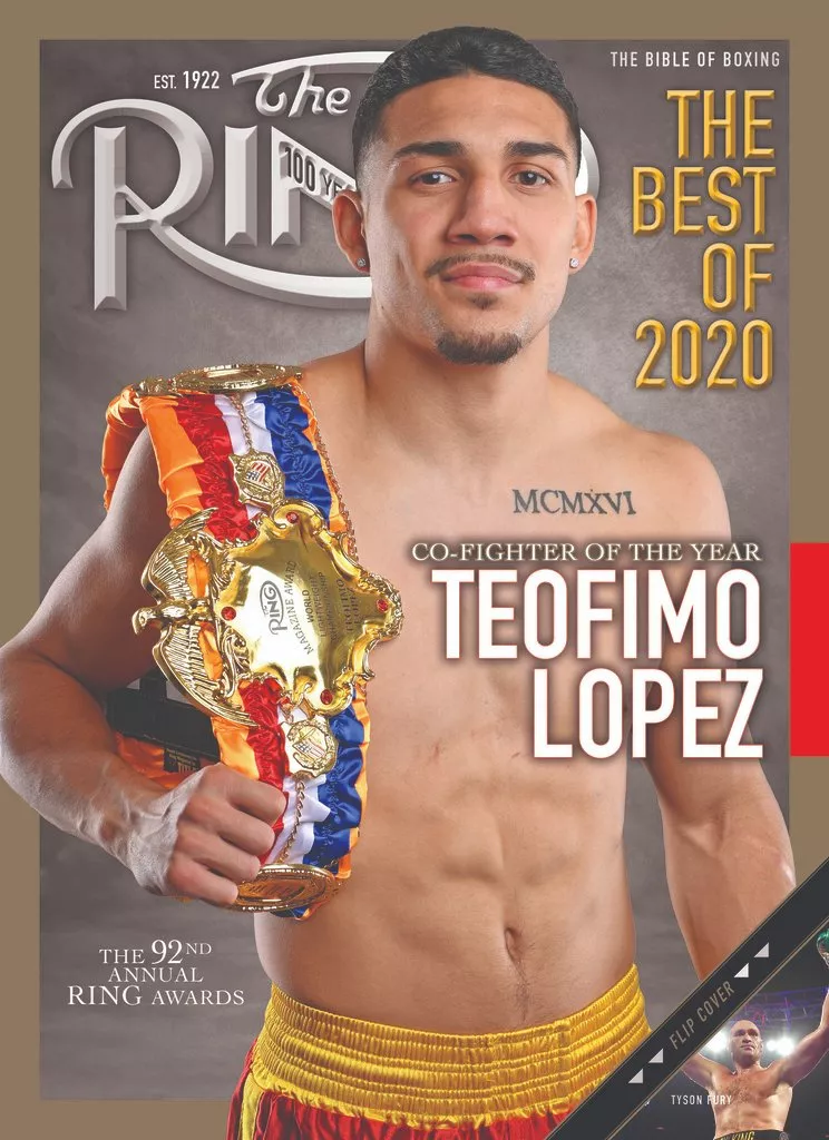 Teófimo López destacado como boxeador del año por revista Ring Magazine