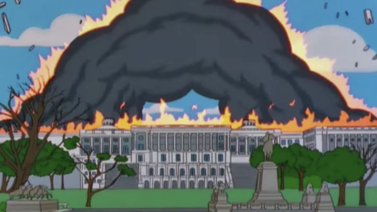 Los Simpson’ lo vuelven a hacer: así predijeron en 1999 las imágenes del ataque al Capitolio