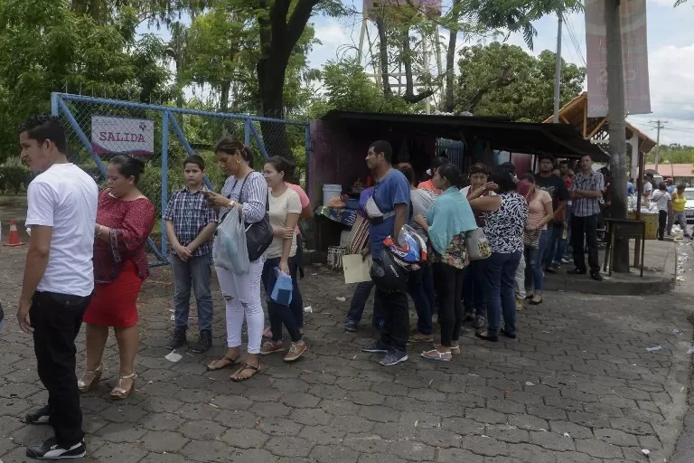 Filas Migracion Nicaragua1