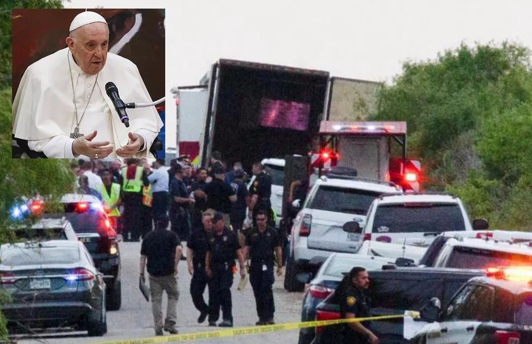 Dolor del papa Francisco por las masacres de migrantes en Melilla y San Antonio, Texas