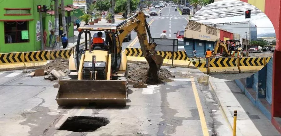 Por 13 días cerrarán la primera calle de San Pedro Sula por enorme agujero que se formó en la zona