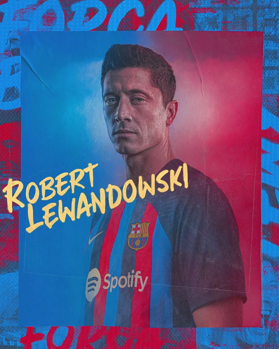 El FC Barcelona hizo oficial el fichaje del polaco Robert Lewandowski