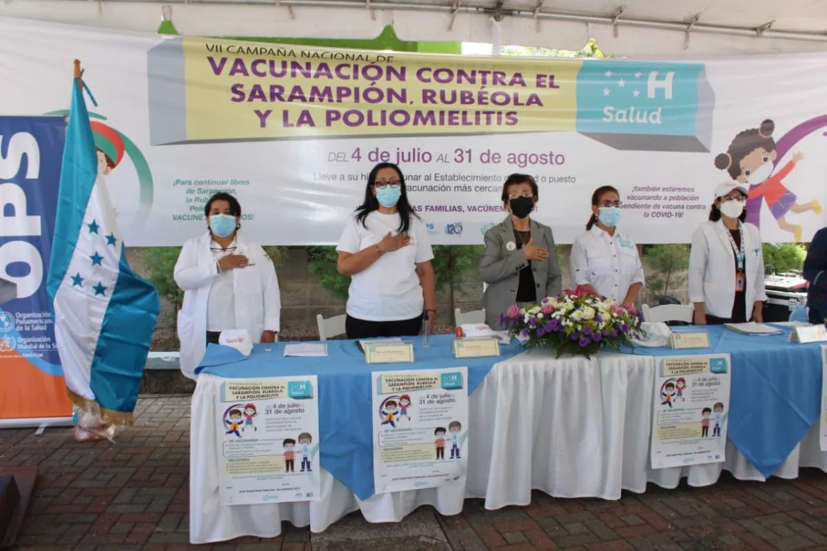¡Para niños y niñas! Salud inaugura jornada de inmunización contra la Rubéola, Sarampión y Poliomielitis