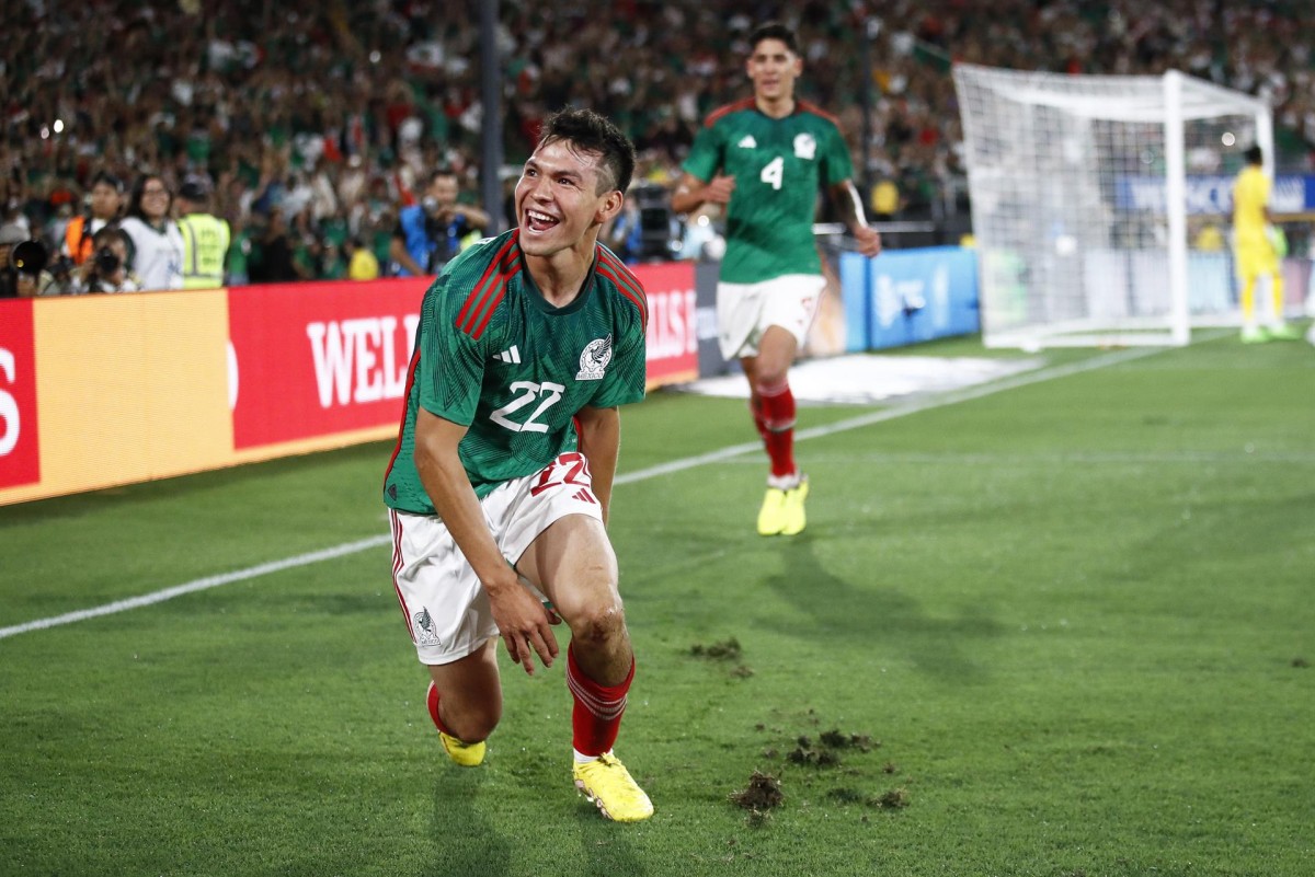 México vence a Perú con un gol de última hora de Hirving Lozano
