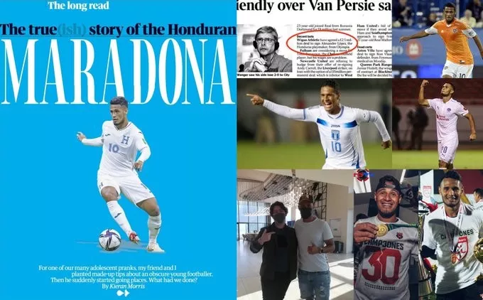 Diario inglés The Guardian sorprende al llamar a Alex López el Maradona hondureño