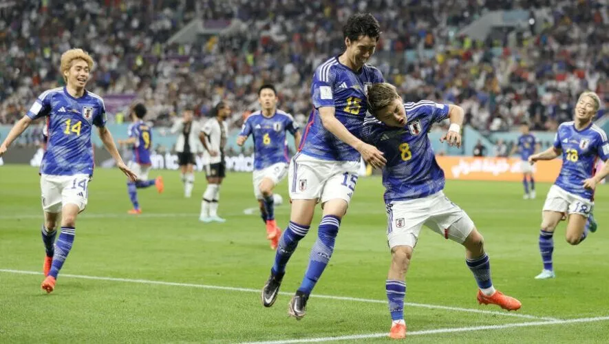 Japón da otra sorpresa y vence a Alemania