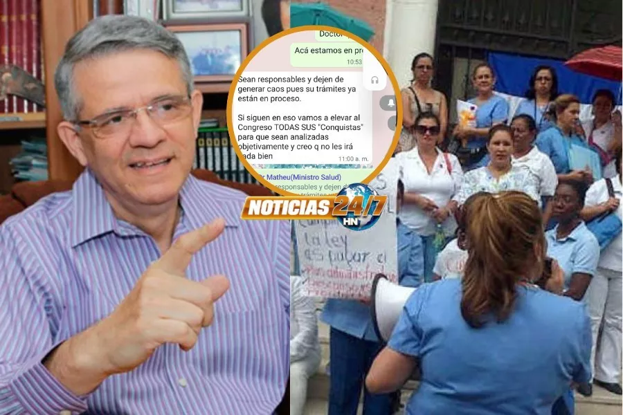 Ministro amenaza a enfermeras con elevar sus “conquistas” al Congreso