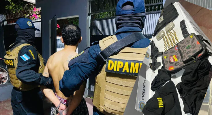 Capturan a cabecilla de la pandilla 18 en San Pedro Sula con uniforme de la FNAMP