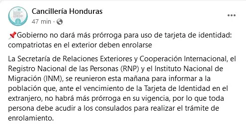 Screenshot 2023-01-17 at 15-05-05 (3) Cancillería Honduras Tegucigalpa Facebook