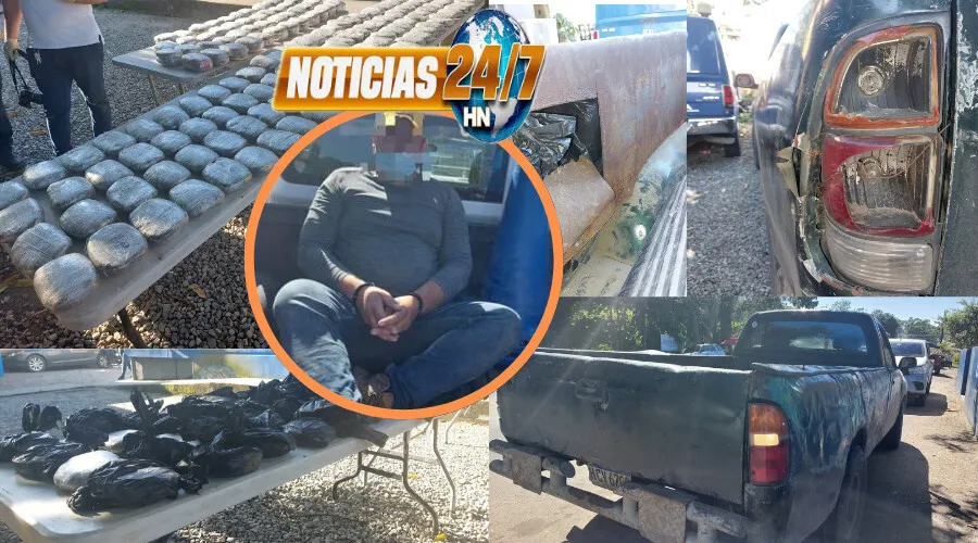 Policia incauta droga que fue encontrada en caletas de vehículo en La Ceiba