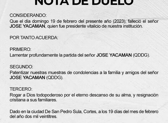 Fallece expresidente del Marathón José Yacamán