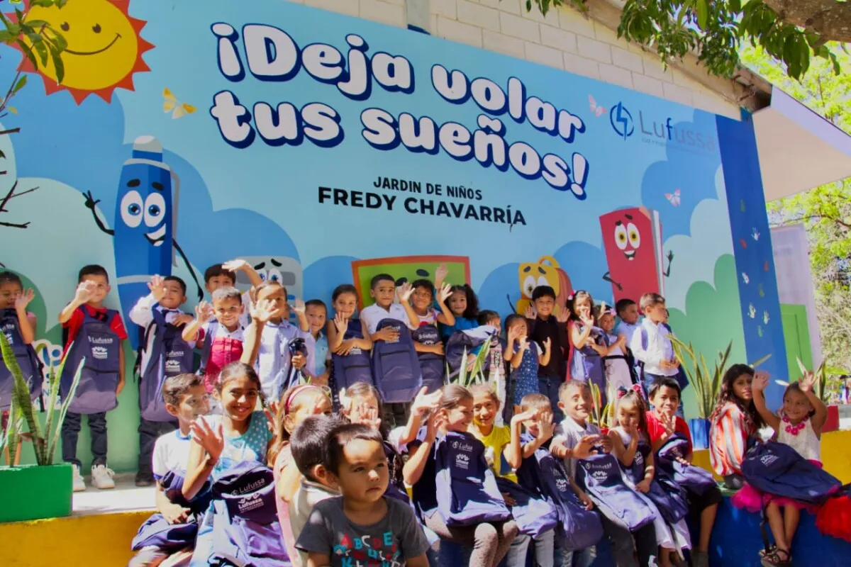 Lufussa remodela Jardín de Niños Fredy Chavarría en El Tambor, Marcovia, Choluteca