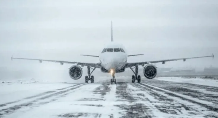 Miles de vuelos cancelados y retrasados en EE. UU. por una tormenta invernal