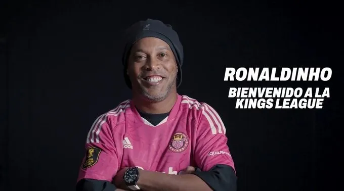 Ronaldinho jugará en la Kings League