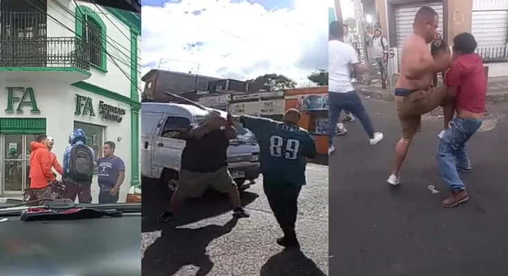VIDEO: Conductores hodureños convierten en "ring de boxeo" las calles del país