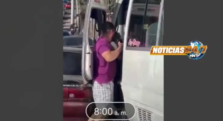 Viral: Dos conductores se van a los golpes luego de chocar en la capital