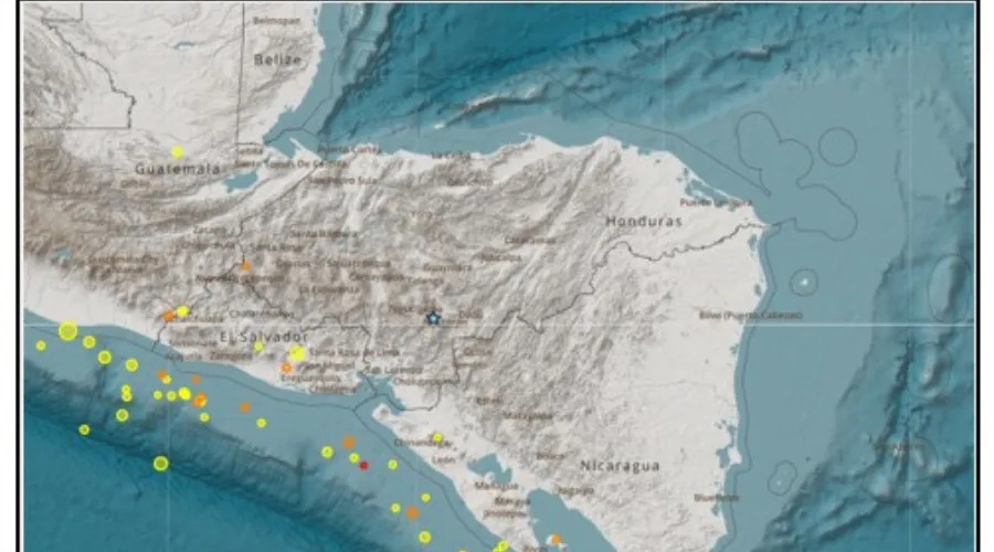 Copeco registra dos sismos en Tegucigalpa y Ocotepeque