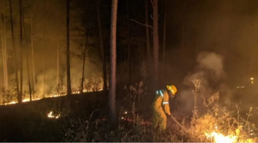De 3 a 6 incendios diarios se registran en Siguatepeque, Según el Cuerpo de Bomberos