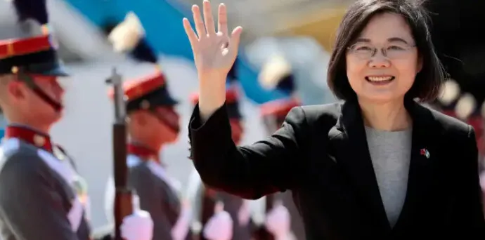 Presidenta de Taiwán arriba a Guatemala para reforzar lazos diplomático
