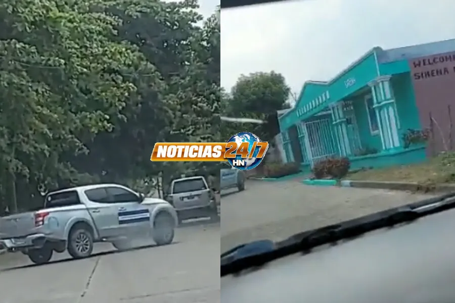 VIDEO: “De echarse un polvito” captan a carro del gobierno al salir de un hotel