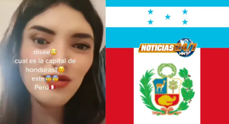 VIDEO VIRAL: ¿Perucigalpa? Influencer confunde la capital de Honduras