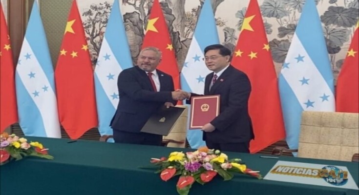 VIDEO: Ya es oficial las repúblicas de China y Honduras son amigas