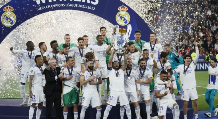 El Real Madrid, con 133,7 millones, el que más ganó en la Champions 2021-22