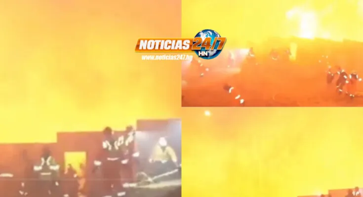 ¡ALERTA! Se reactiva incendio forestal y ahora amenaza casas de El Hatillo 