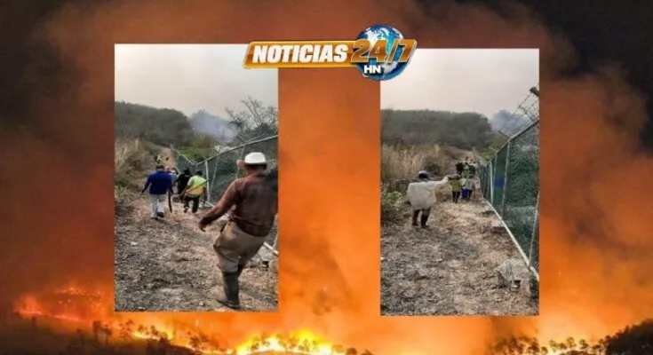 puertas de fuego en Honduras
