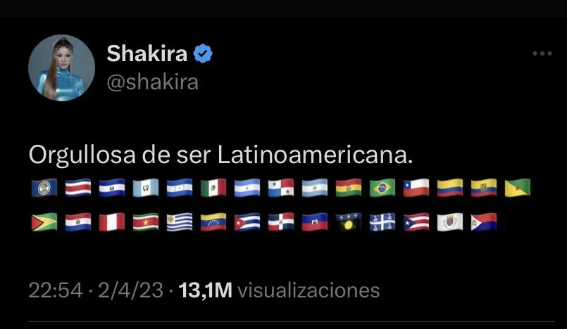 Shakira defiende a latinoamericanas tras comentario de Piqué