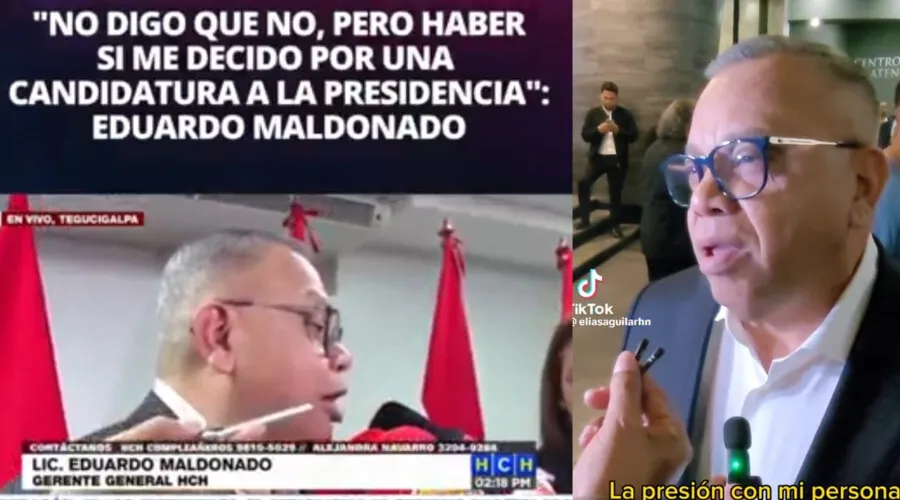 “No he dicho ni SÍ, ni NO”, Eduardo Maldonado ante posible candidatura presidencial (video)