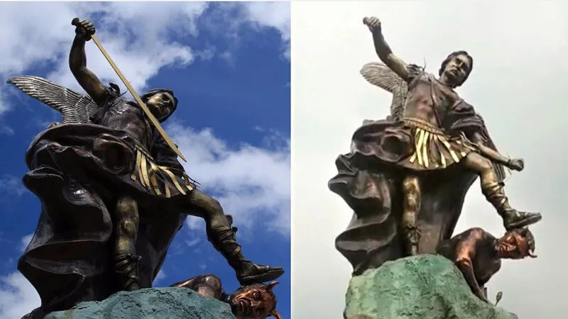 Ni los santos respetan: Patrono de Tegucigalpa se queda sin su espada