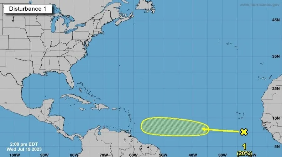 En vigilancia onda tropical con potencial ciclónico en el Atlántico