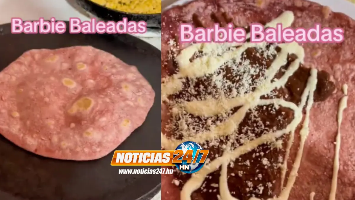 VIDEO VIRAL: ¿Las probarías? Hondureña emprende con “Barbie Baleadas”