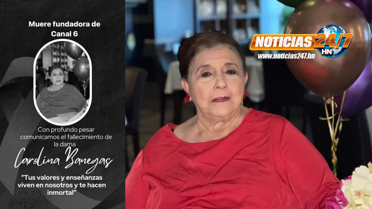 Fallece Carolina Banegas, fundadora de Canal 6 y pilar de la televisión hondureña