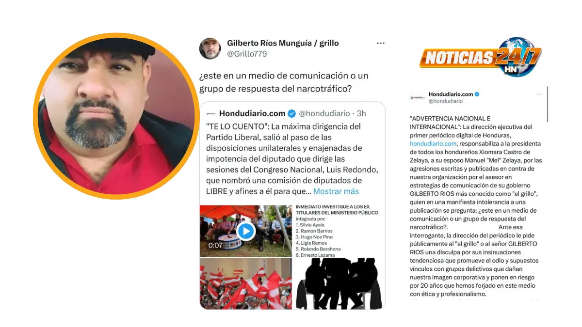 Nuevo atentado a la libertad de expresión, está vez a Hondudiario por parte de “El Grillo”