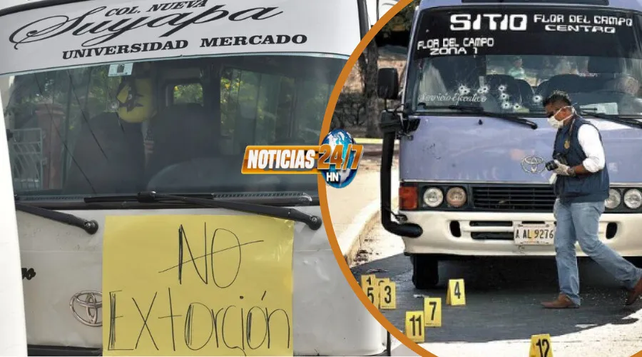 La extorsión: Un flagelo que mantiene “de rodillas” al sector transporte en Honduras