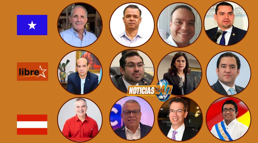Ya se comienzan a oír los nombres de quienes buscarán la presidencia de Honduras en 2025