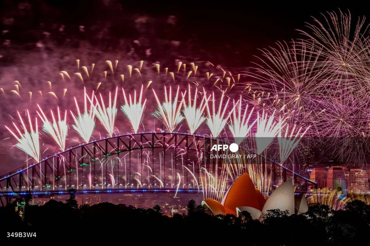 Sídney y Auckland celebran con espectaculares fuegos artificiales el comienzo de 2024