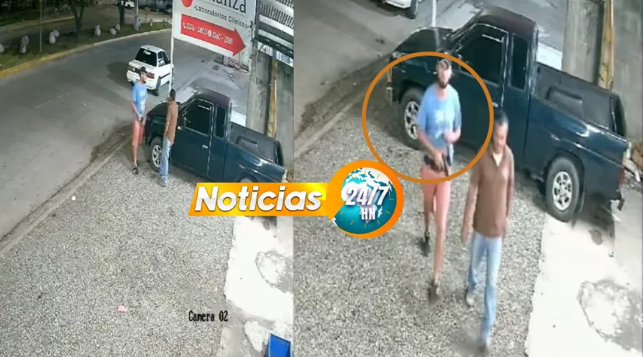 VIRAL: Captan a sujeto asaltando frente al hospital Catarino Rivas en SPS (VIDEO)