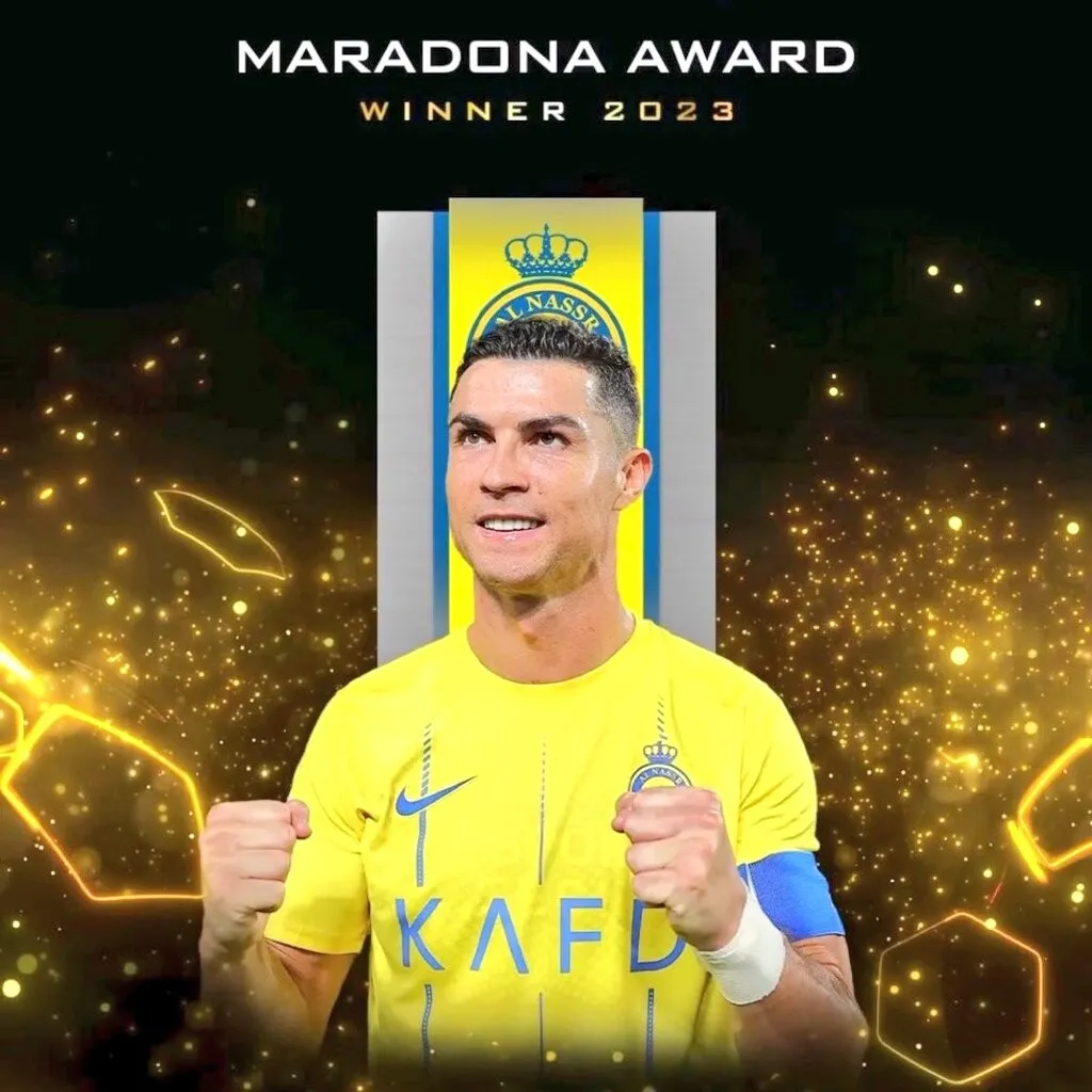 Cristiano Ronaldo Se Quedó Con El Premio Diego Maradona 2023