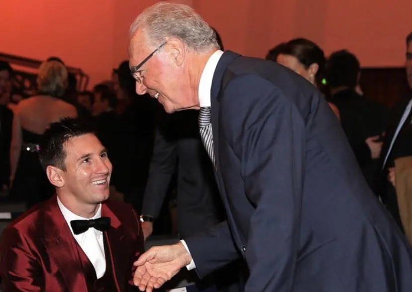 Messi Presenta Sus Respetos Tras El Fallecimiento De Franz Beckenbauer