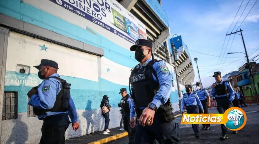 Policia Estadio Tegucigalpa