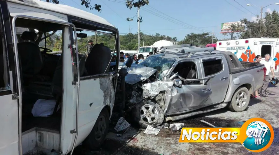 ¡Impactante! San Pedro Sula registró 18 accidentes viales solo el sábado