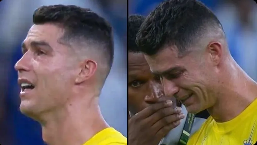 Las Lágrimas De Cristiano Ronaldo Tras Caer En La Final De Copa Y Firmar Un Nadaplete