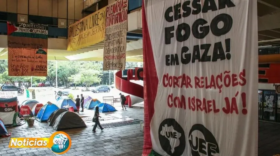 Brasil Protestas Gaza