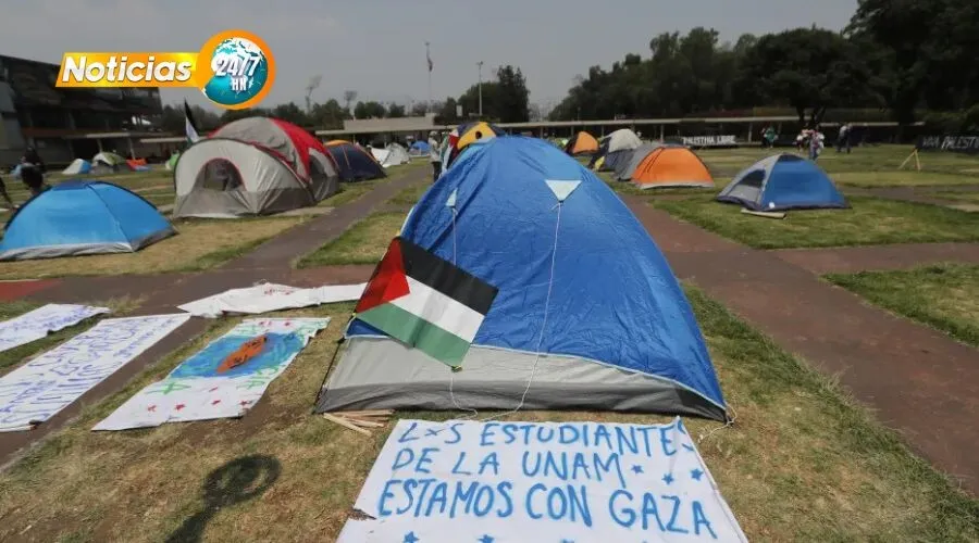 Mexico Protestas Palestina